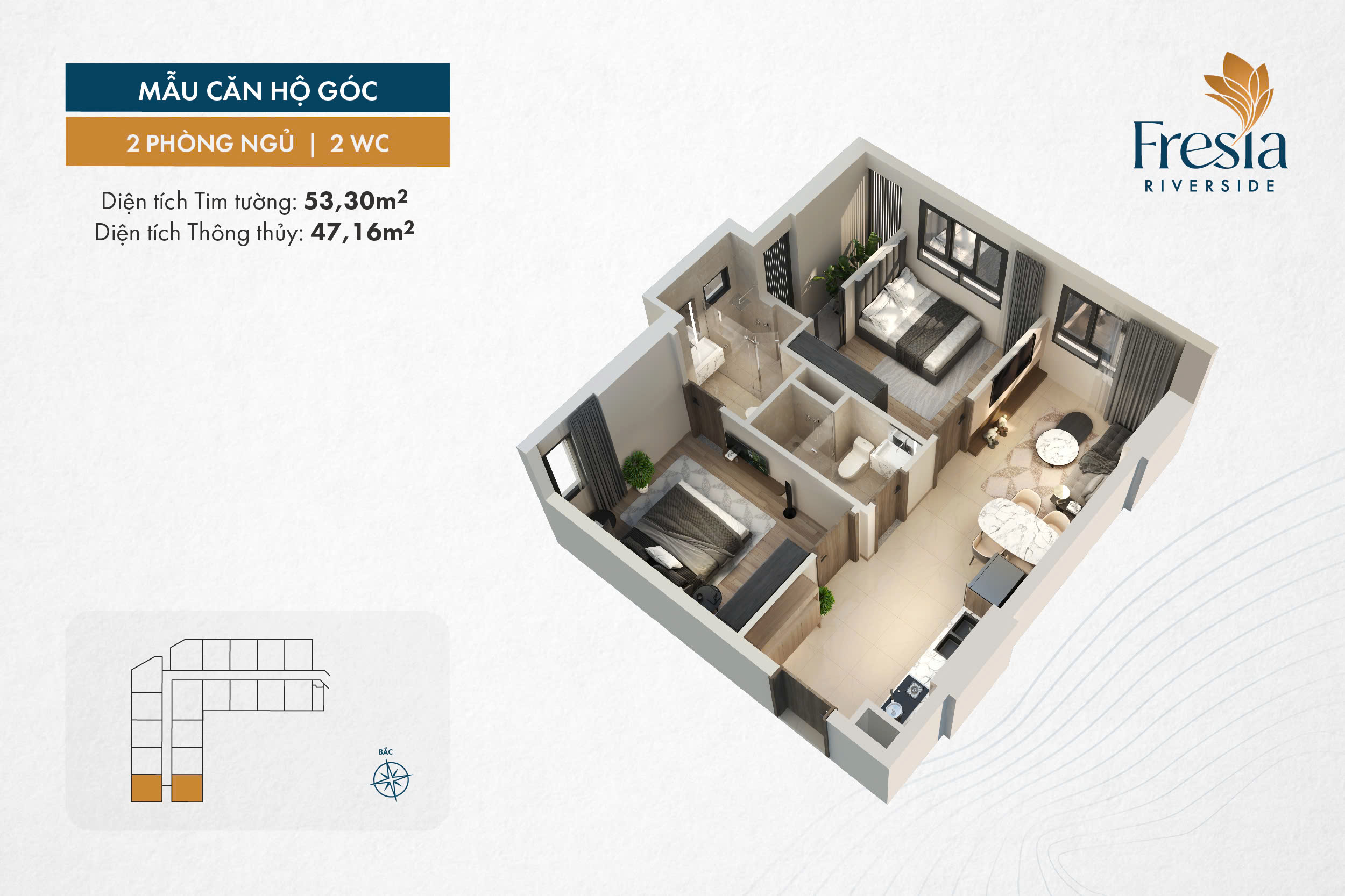 Fresia riverside căn hộ ven sông sinh lời nhanh, đầu tư giai đoạn 1 giá f0 CĐT - Ảnh 1